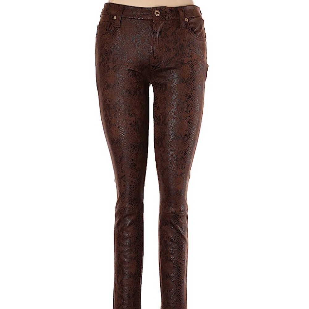 7 For All Mankind Coated Denim Pants